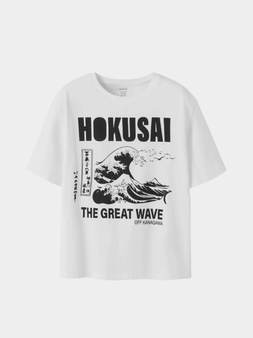 Футболки і поло Name it MESH HOKUSAI SS NREG TOP BOX A модель 13255758_Bright White Фото