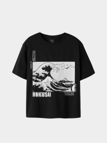 Футболки і поло Name it MESH HOKUSAI SS NREG TOP BOX A модель 13255758_Black Фото