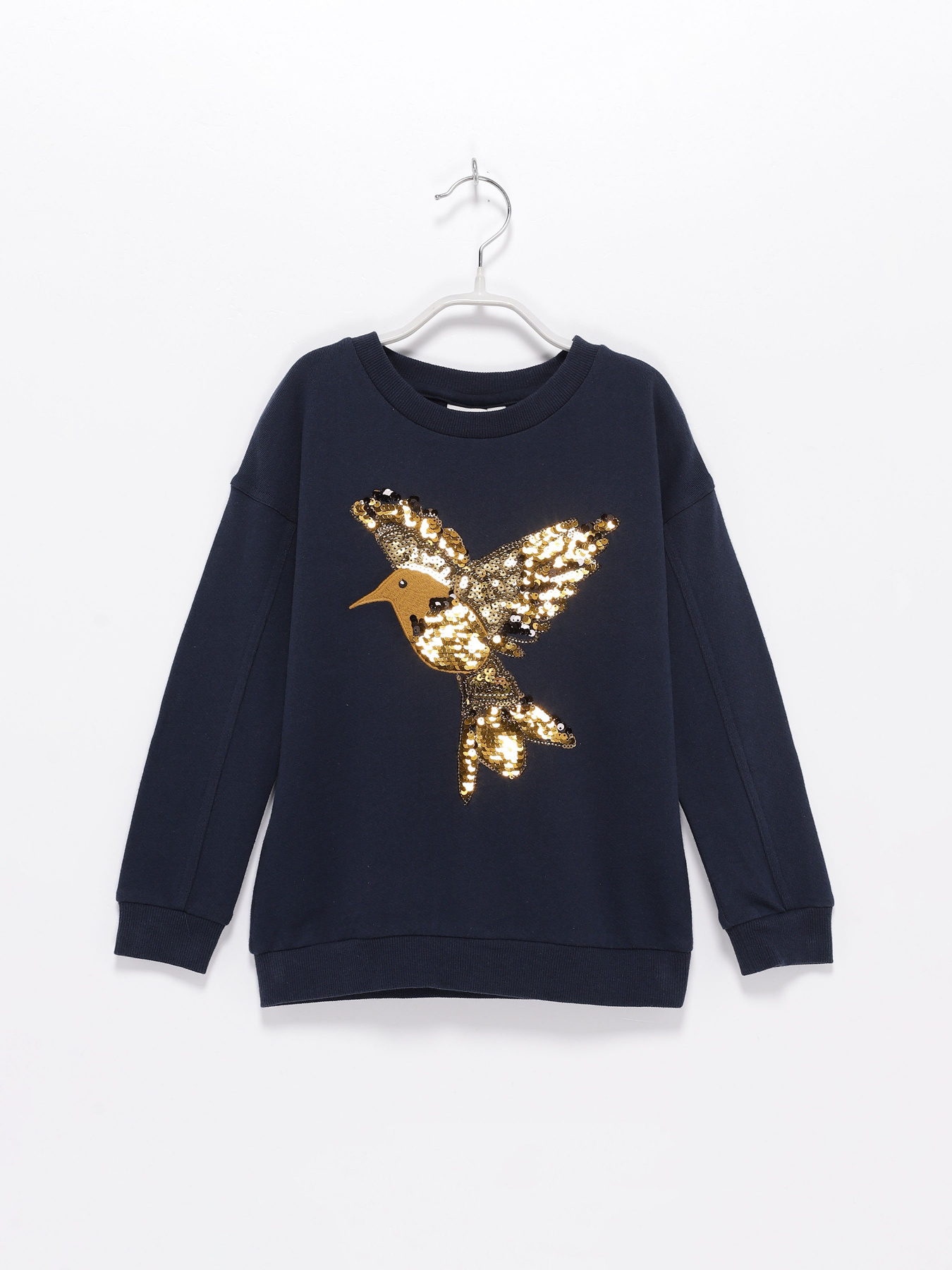 Свитшот Name it модель 8191A4503T825_т.синій з золотим Фото