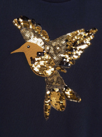 Світшот Name it модель 8191A4503T825_т.синій з золотим Фото