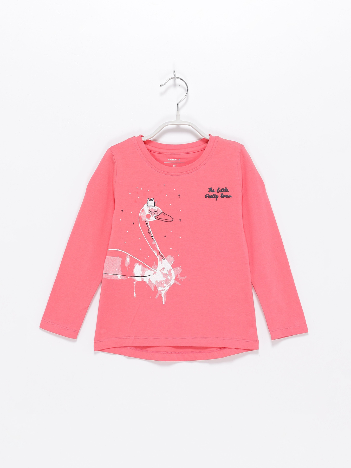 Лонгслів Name it модель 8191T2502TV35_кораловий комб. Фото