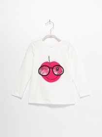 Лонгслив Name it модель 8191T2526T525_білий комб. Фото