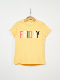 Футболка Name it модель 8191T4539TU76_жовтий комб. Фото