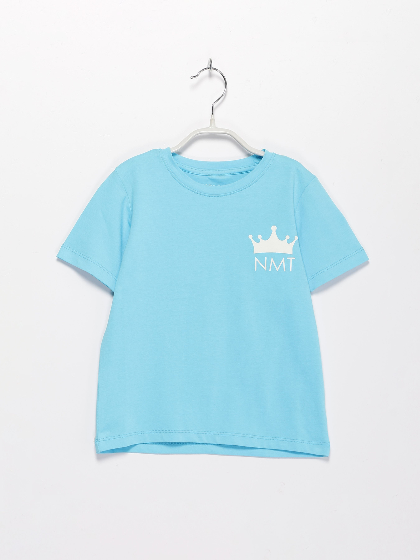 Футболка Name it модель 8191T4546TV66_блакитний з білим Фото