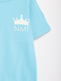 Футболка Name it модель 8191T4546TV66_блакитний з білим Фото