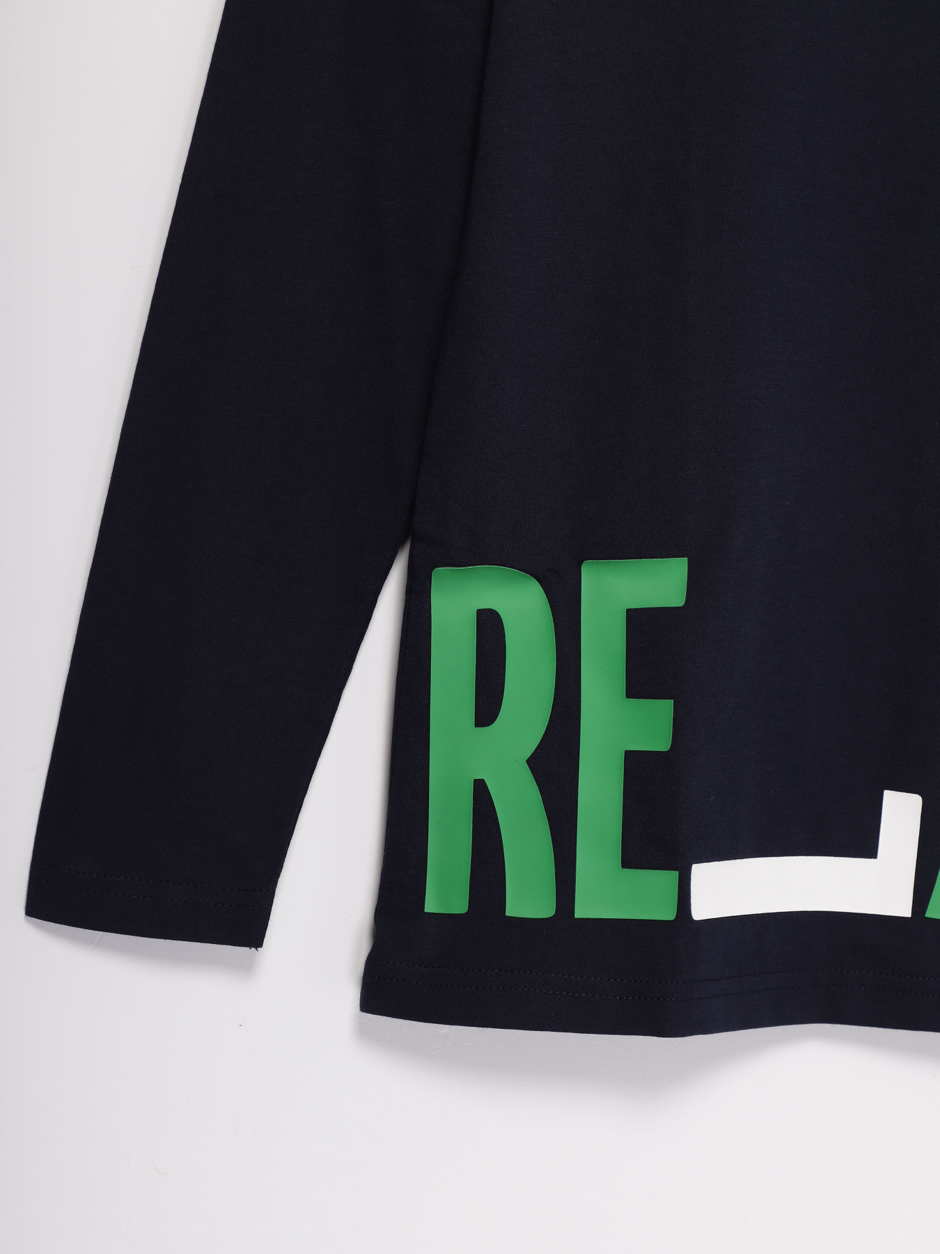 Лонгслив Name it модель 8201T2507_т.синій комб. Фото