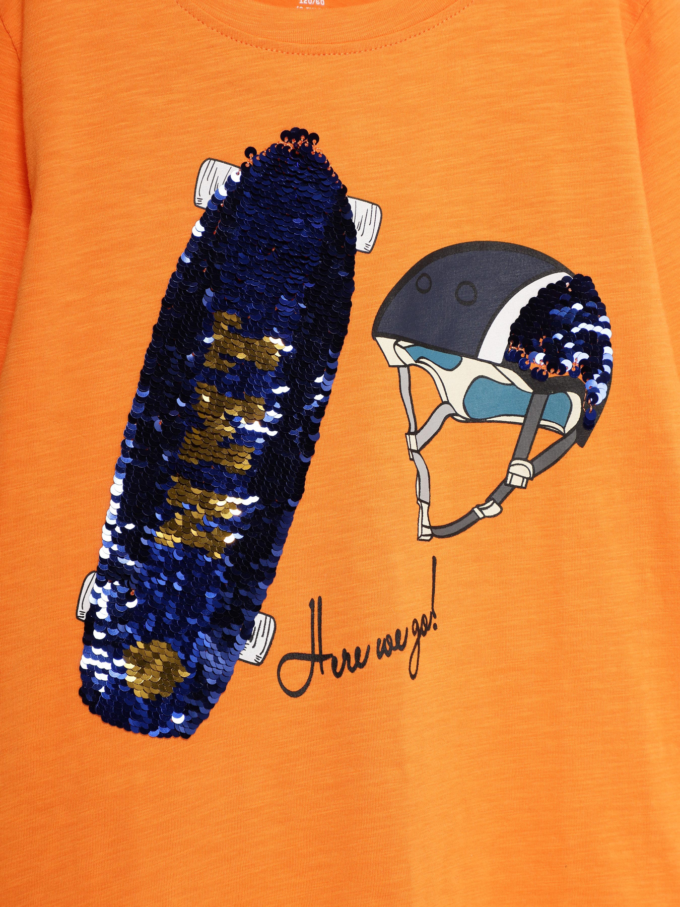 Лонгслив Name it модель 8201T2511_помаранчевий комб. Фото