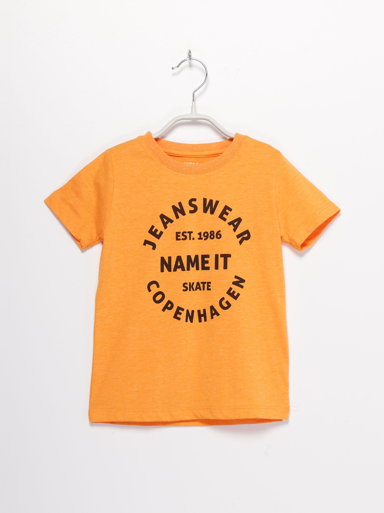 Футболка Name it модель 8192T4507TUL5_помаранчевий з т.син Фото