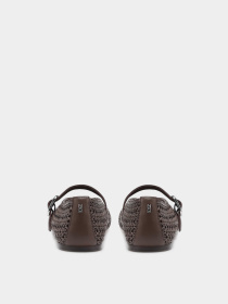 Туфли и лоферы Nokwol LOVA модель Lova Brown Raffia Фото
