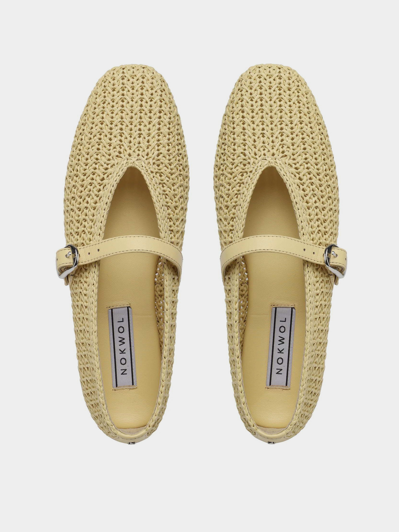 Туфли и лоферы Nokwol LOVA модель Lova Natural Raffia Фото