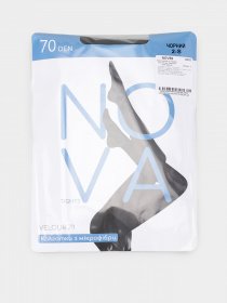 Колготы Nova модель NOVA Velour 70 чорний Фото