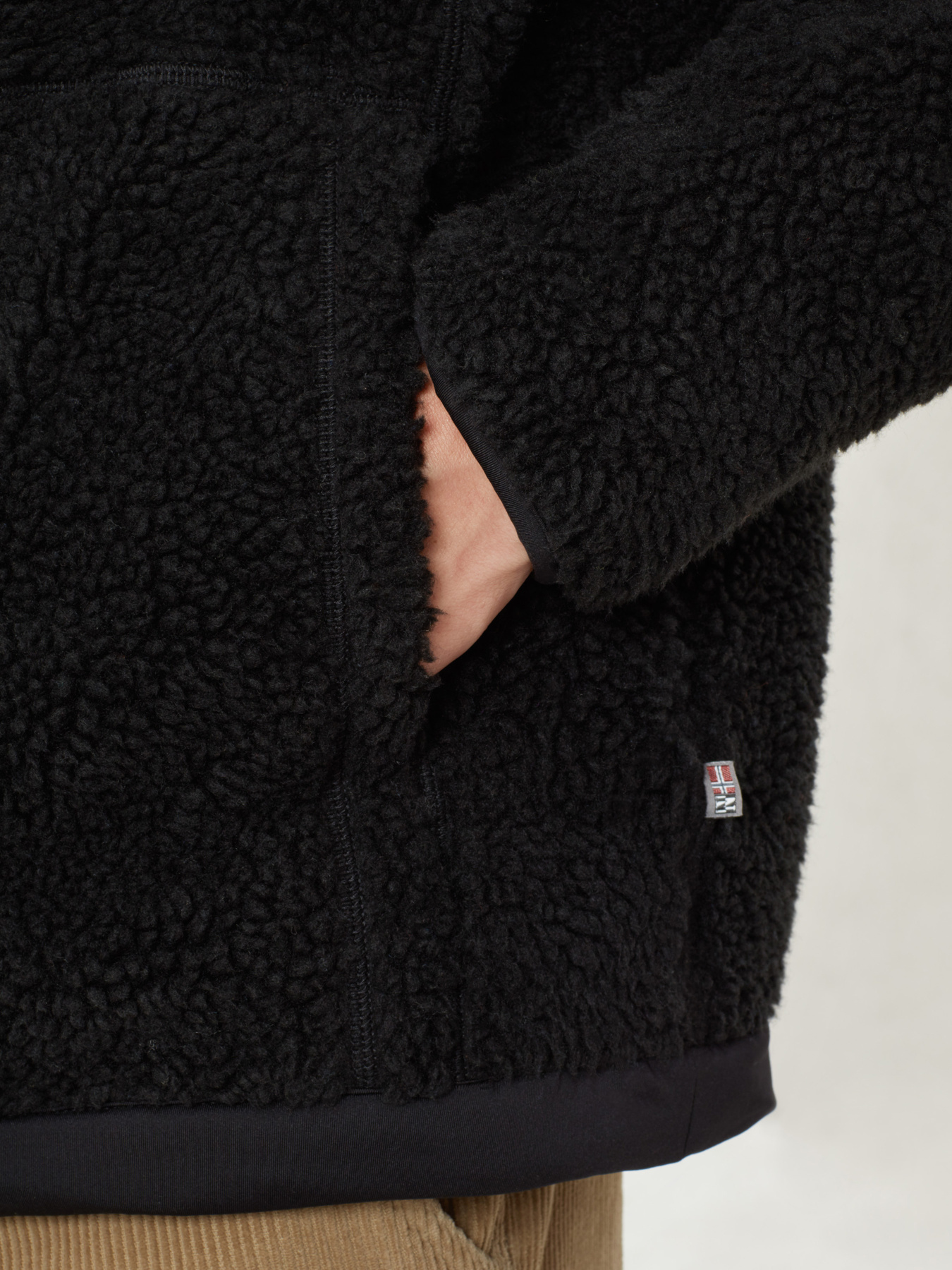 Куртка-шерпа Napapijri Teide 1 модель N0YI3M_BLACK Фото