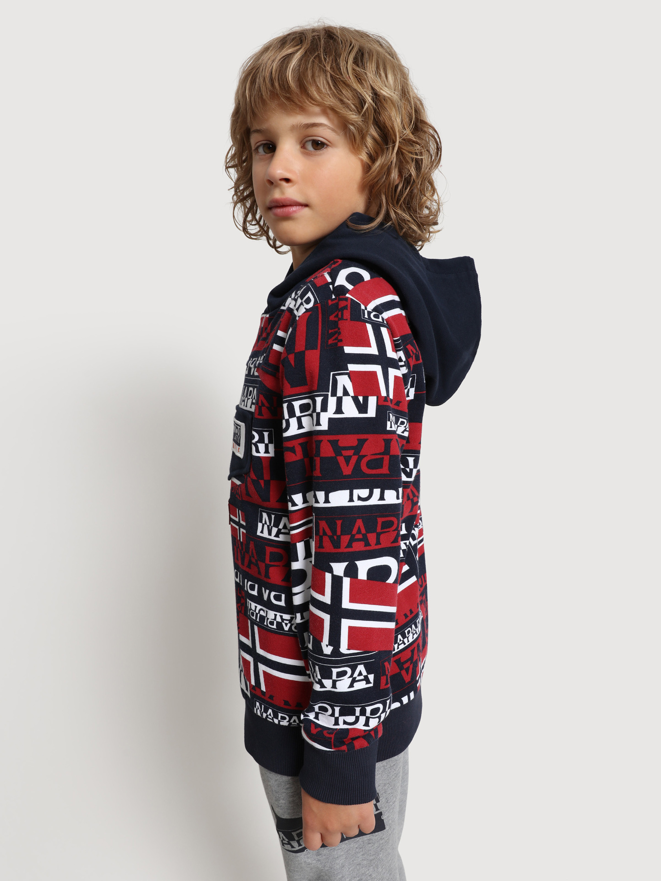 Худи Napapijri K Burgee Aop модель NP0A4FOSF7K1 Фото