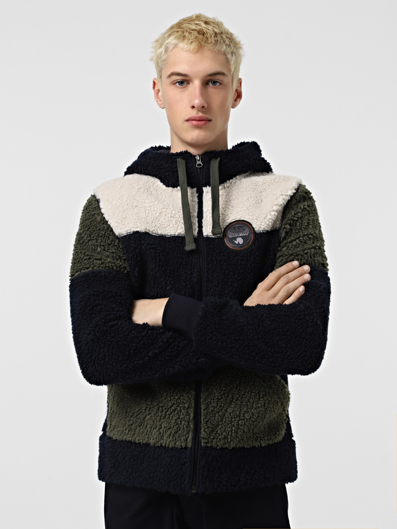 Куртка-шерпа Napapijri Taralga 3 Green Depths модель NP0A4G1NGE41 Фото