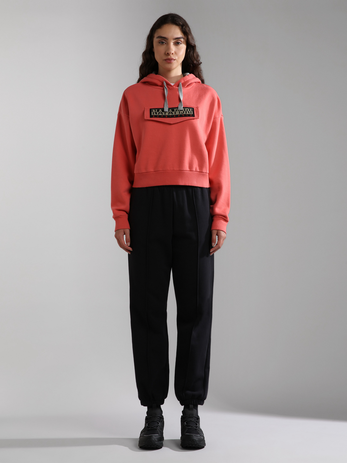 Худи Napapijri Burgee Crop модель NP0A4GKJPP3S Фото