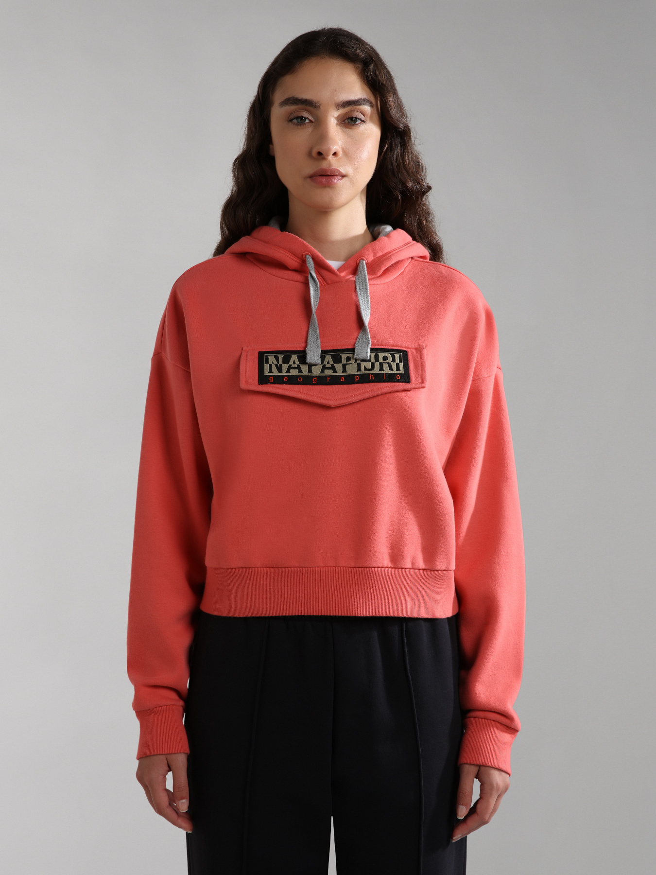 Худи Napapijri Burgee Crop модель NP0A4GKJPP3S Фото