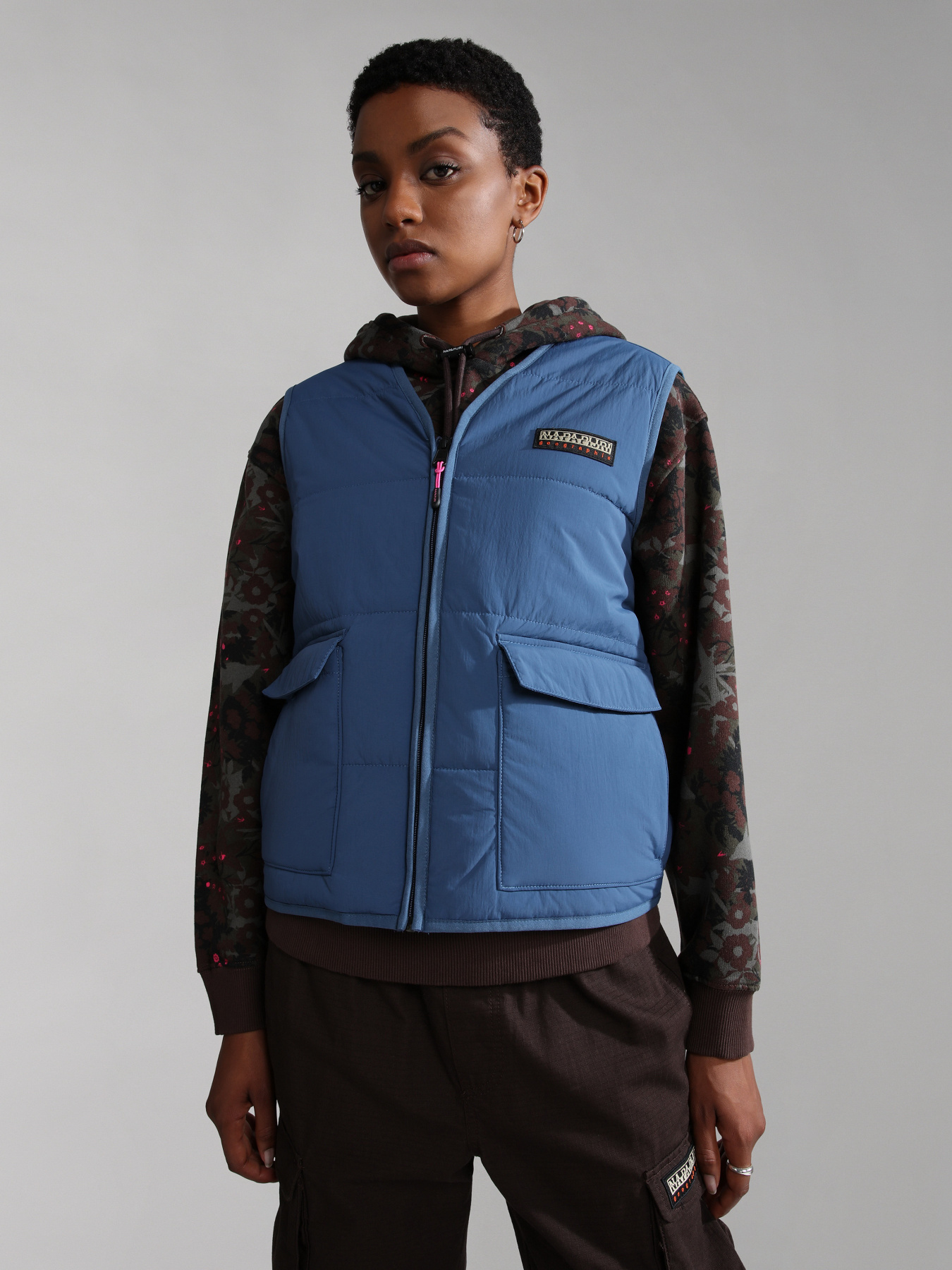 Утепленный жилет Napapijri A-Wild V модель NP0A4GL3BS5S Фото