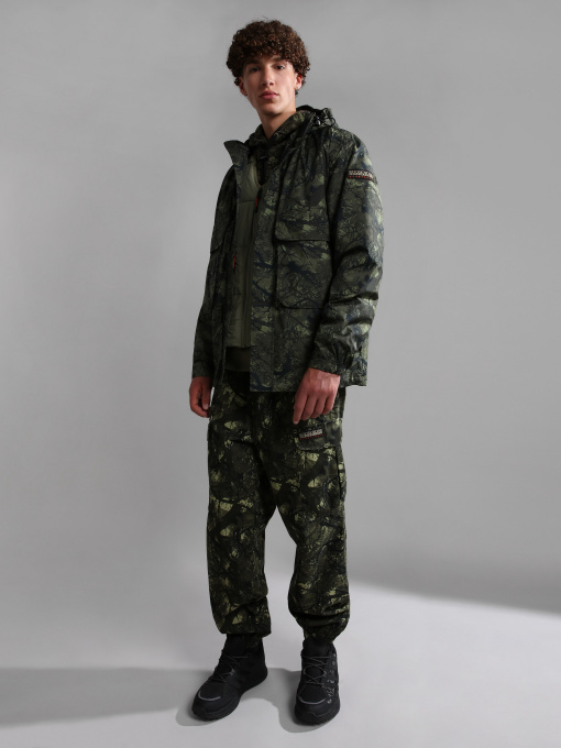 Ветровка Napapijri A-Firewood Aop модель NP0A4GLOFBNS Фото