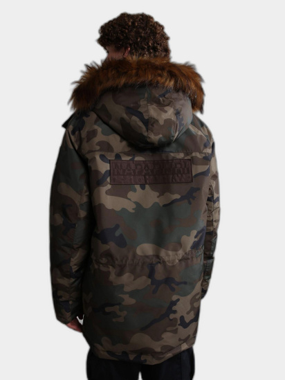 Гірськолижна куртка Napapijri Epoch Camo & Fur модель NP0A4GM9F84S — фото - INTERTOP