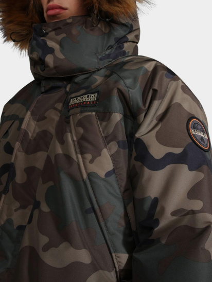 Гірськолижна куртка Napapijri Epoch Camo & Fur модель NP0A4GM9F84S — фото 4 - INTERTOP