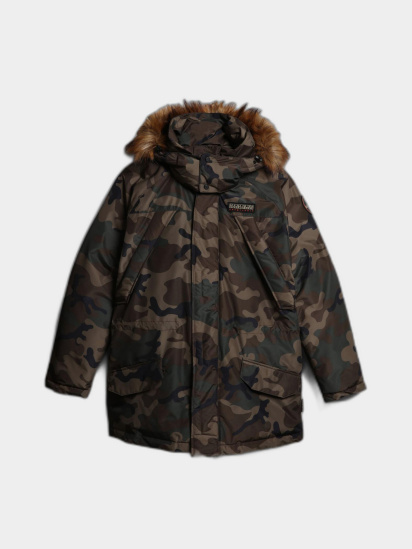 Гірськолижна куртка Napapijri Epoch Camo & Fur модель NP0A4GM9F84S — фото 5 - INTERTOP