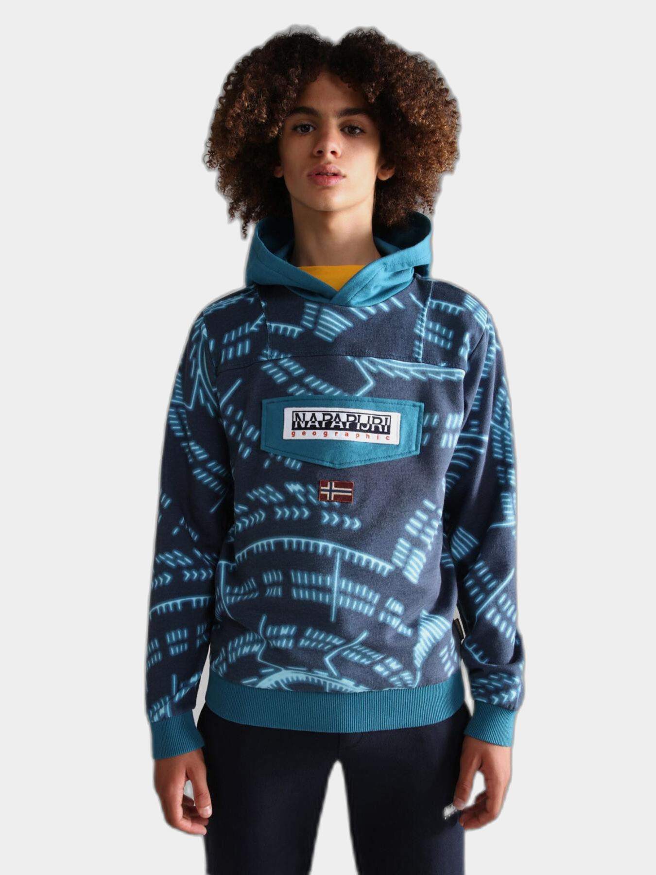 Худі Napapijri Burgee Aop 1 Aop модель NP0A4GMNFBCS Фото