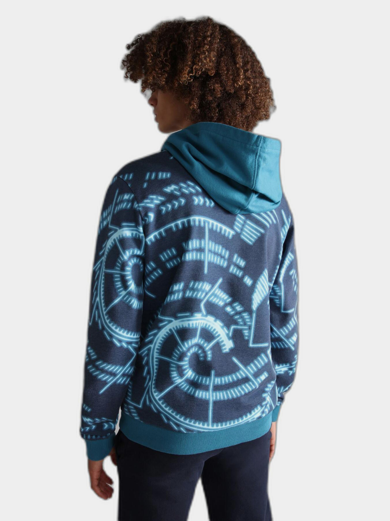 Худі Napapijri Burgee Aop 1 Aop модель NP0A4GMNFBCS Фото