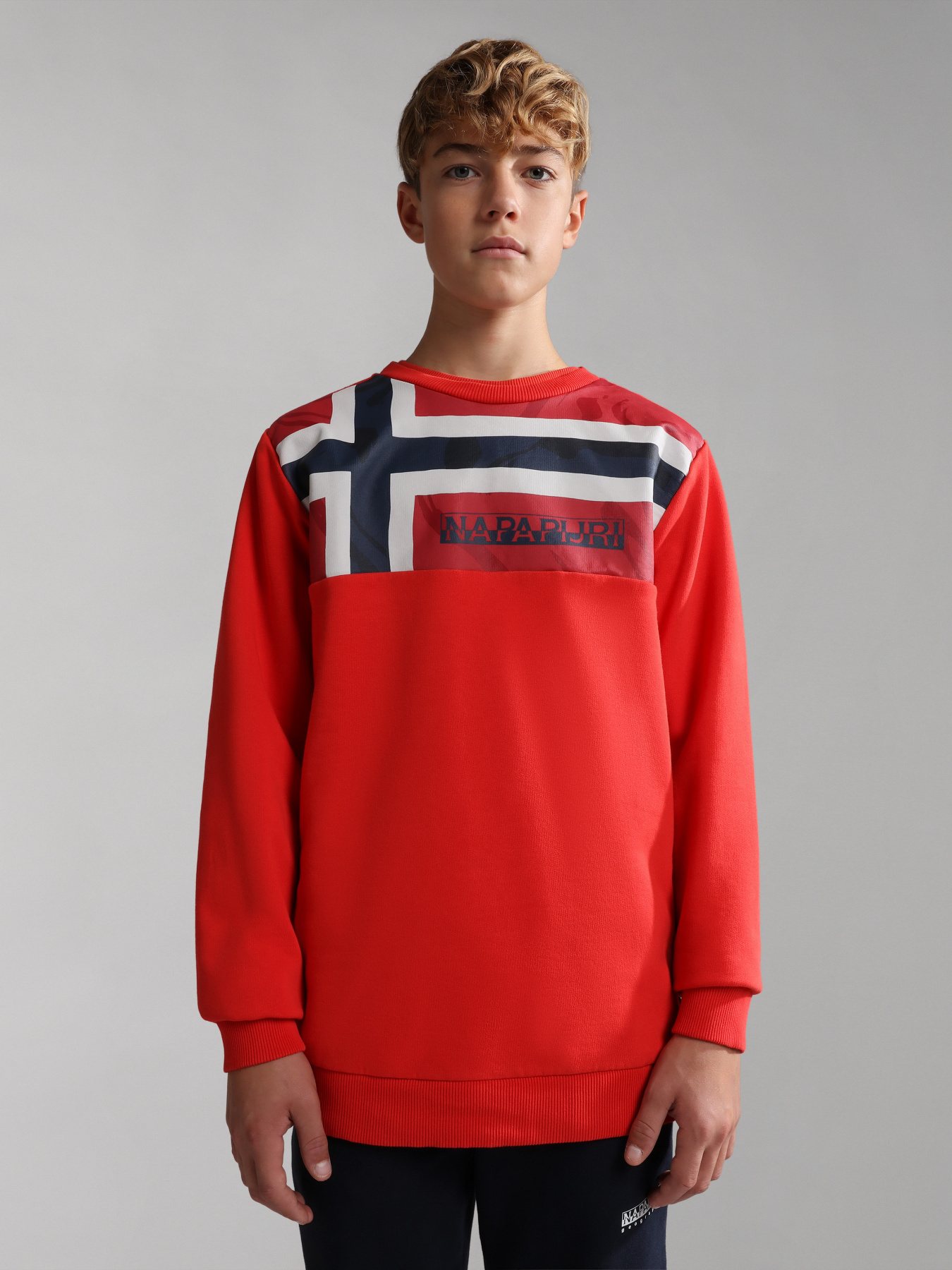 Світшот Napapijri K Beri C 1 модель NP0A4GMURR91 Світшот Napapijri K Beri C 1 модель NP0A4GMURR91 Фото