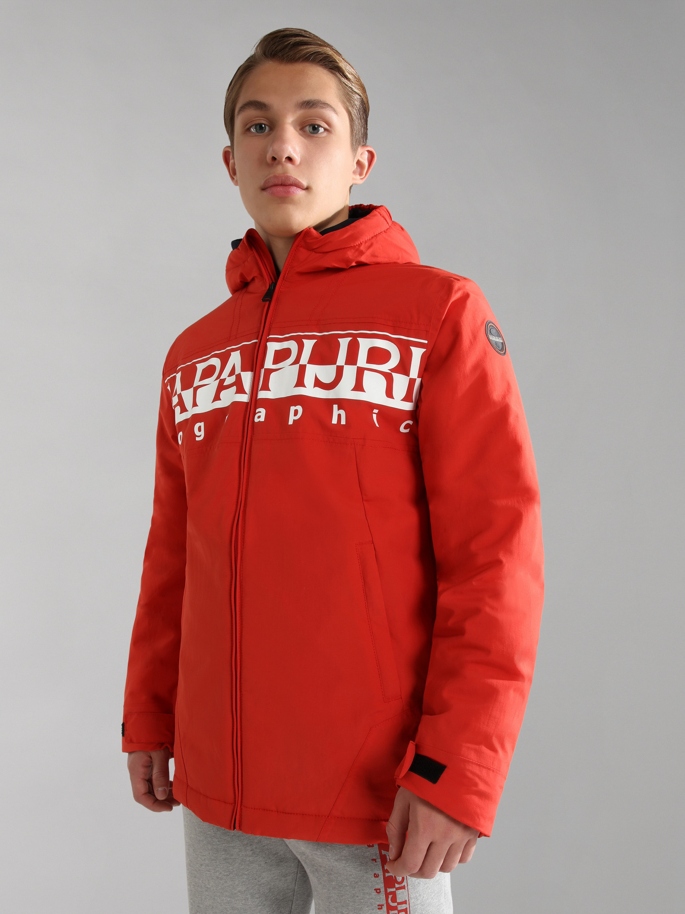 Зимняя куртка Napapijri K A-Nut модель NP0A4GN4RR9S Фото