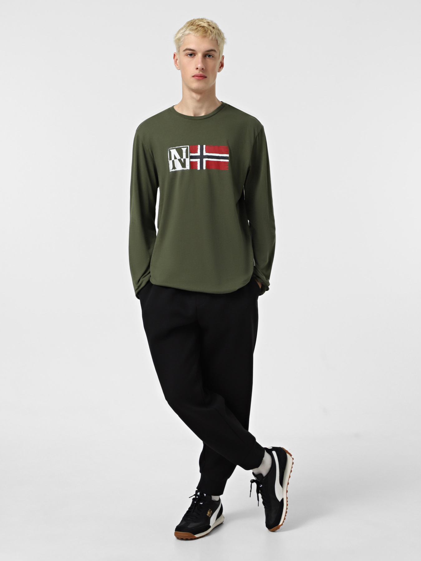 Свитшот Napapijri Samuel Ls модель NP0A4H3CGE41 Фото