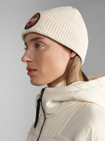 Шапка Napapijri Circular Beanie модель NP0A4H7XNS52 — фото 4 - INTERTOP