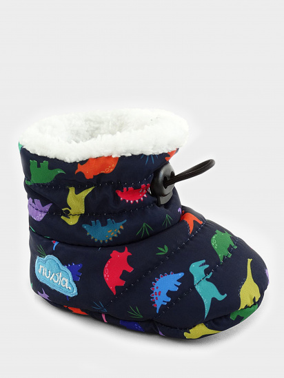 Капці COQUI модель COQUI_NUVOLA_Baby_Printed_Dino_Dark_Navy_K9904-1 — фото - INTERTOP