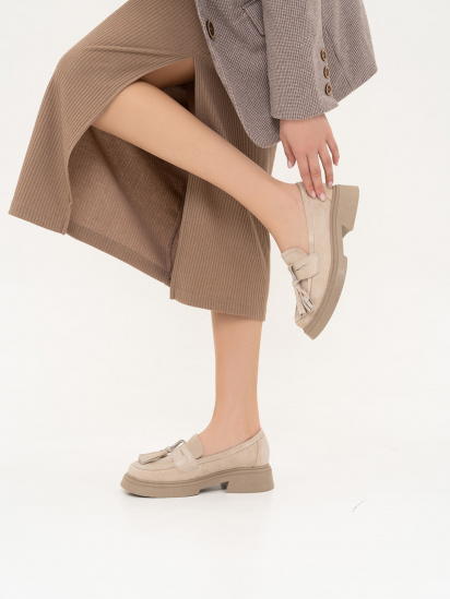 Лофери ISSA Plus модель OB2-238_beige — фото 4 - INTERTOP