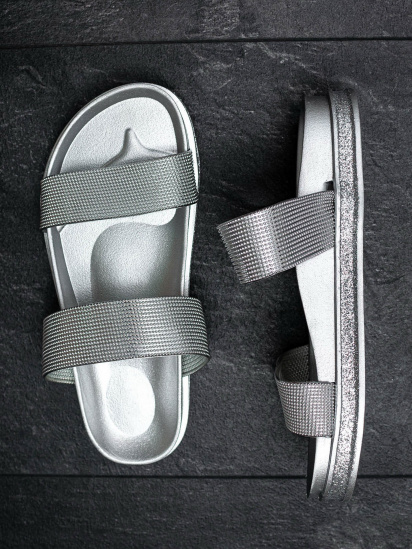 Шльопанці ISSA Plus модель OB2-67_silver — фото - INTERTOP