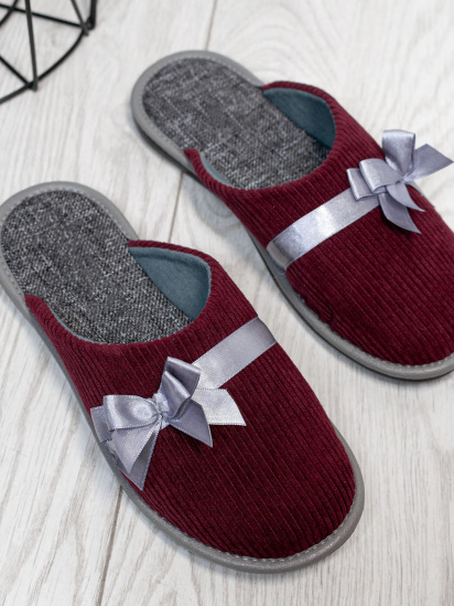 Капці ISSA Plus модель OB3-17_burgundy — фото - INTERTOP