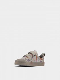 Кеды низкие Clarks Foxing Print Toddler модель 26158359 Фото