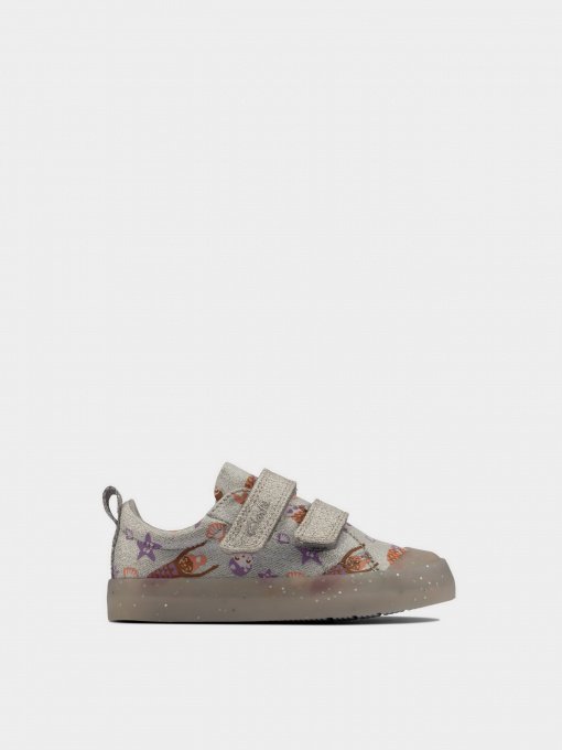 Кеди низькі Clarks Foxing Print Toddler модель 26158359 Фото