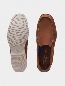 Мокасини Clarks Noonan Step Cola Suede модель 26159474 Фото