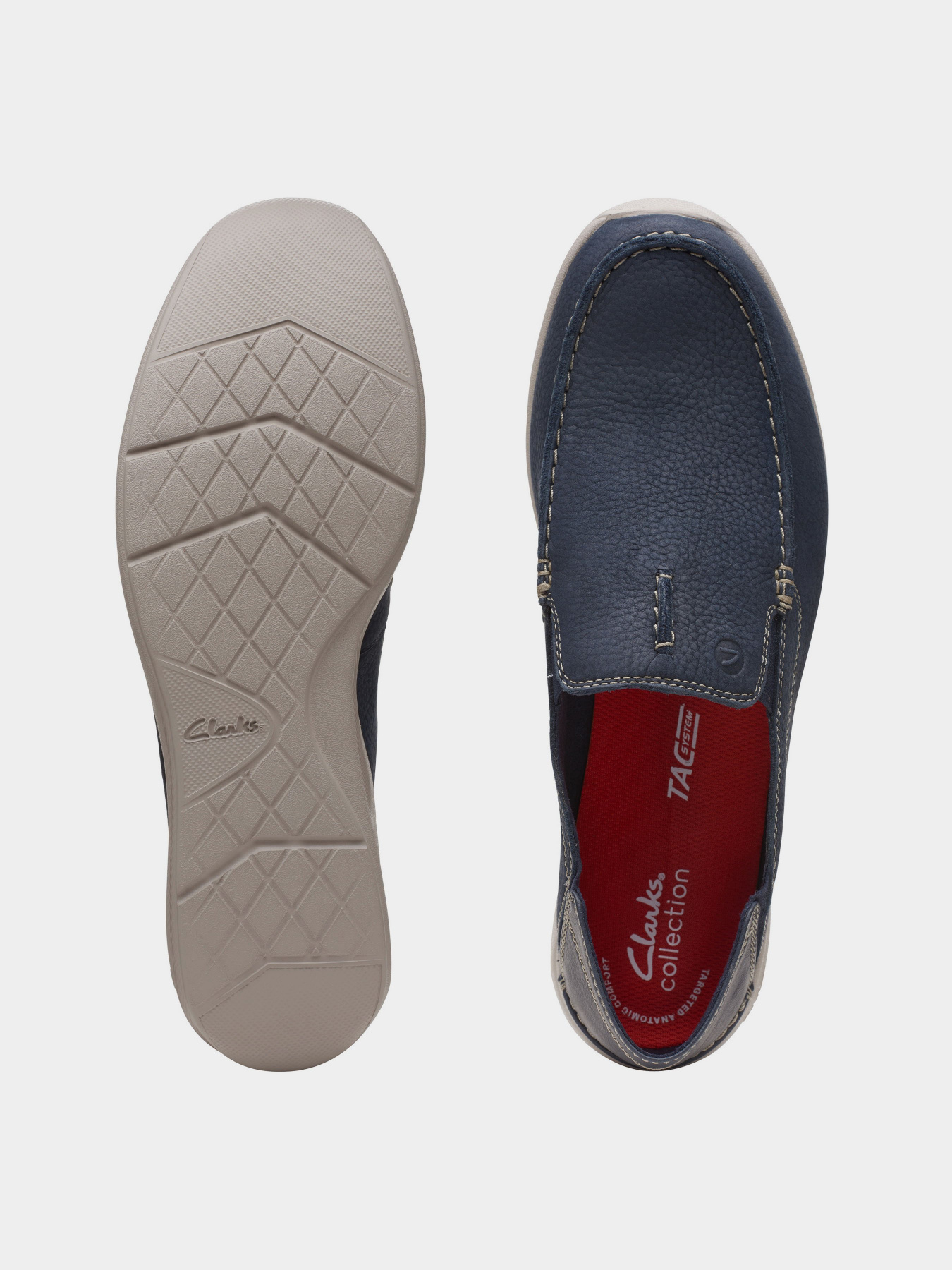 Мокасины Clarks Gorwin Step модель 26164687 Фото