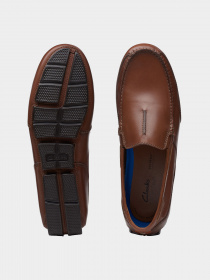 Мокасини Clarks Markman Seam Tan Leather модель 26171568 Фото