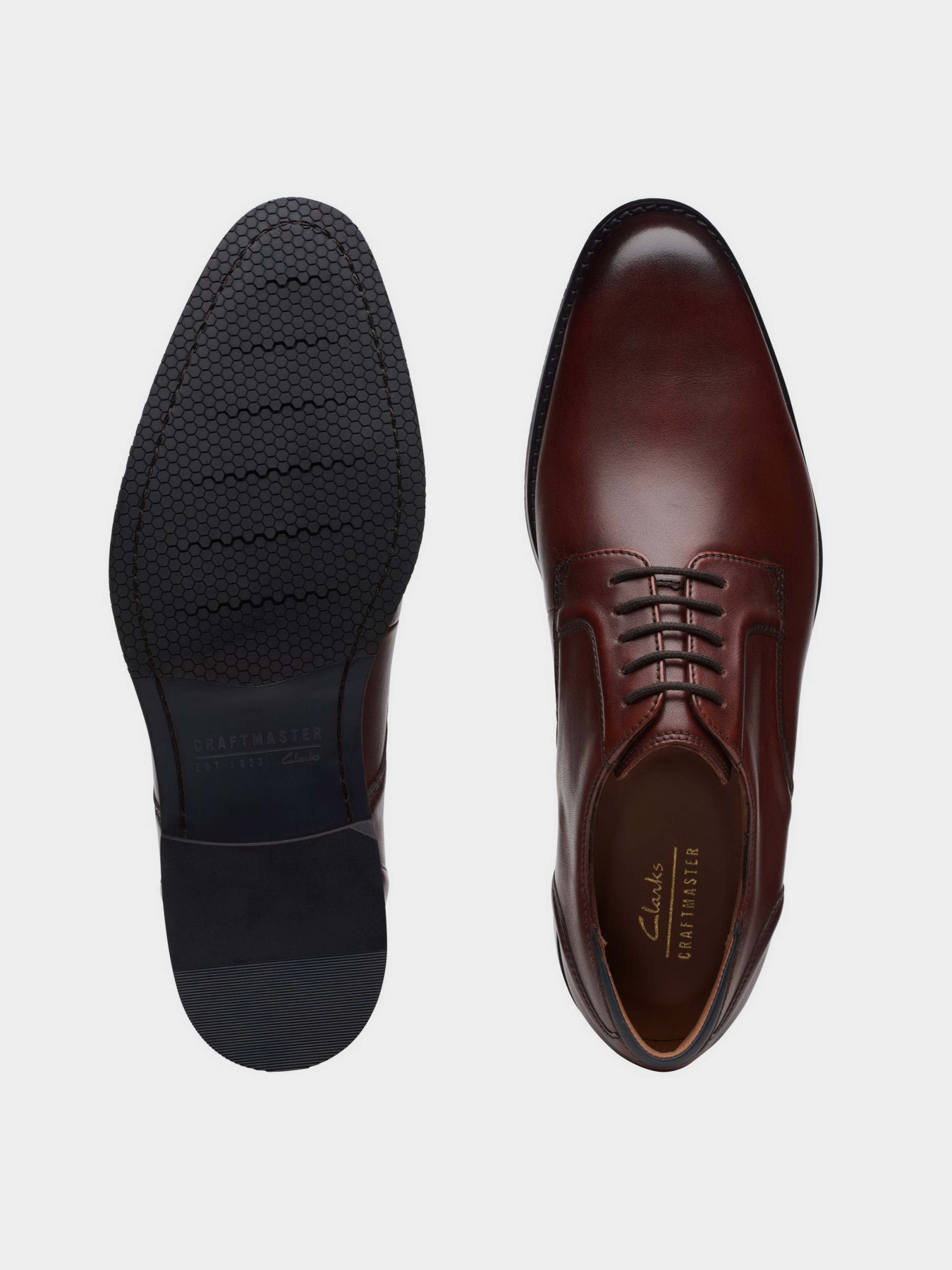 Туфлі Clarks Craft Arlo Lace British Tan модель 26173849 Фото