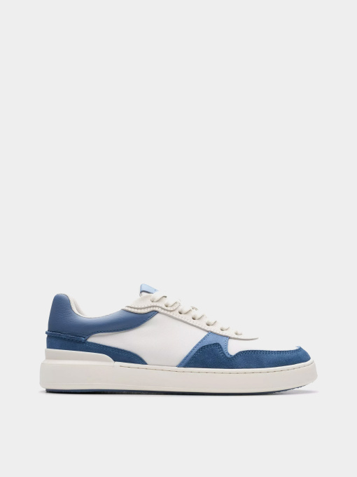 Кеды низкие Clarks Court Lite Race Light модель 26176121 Фото