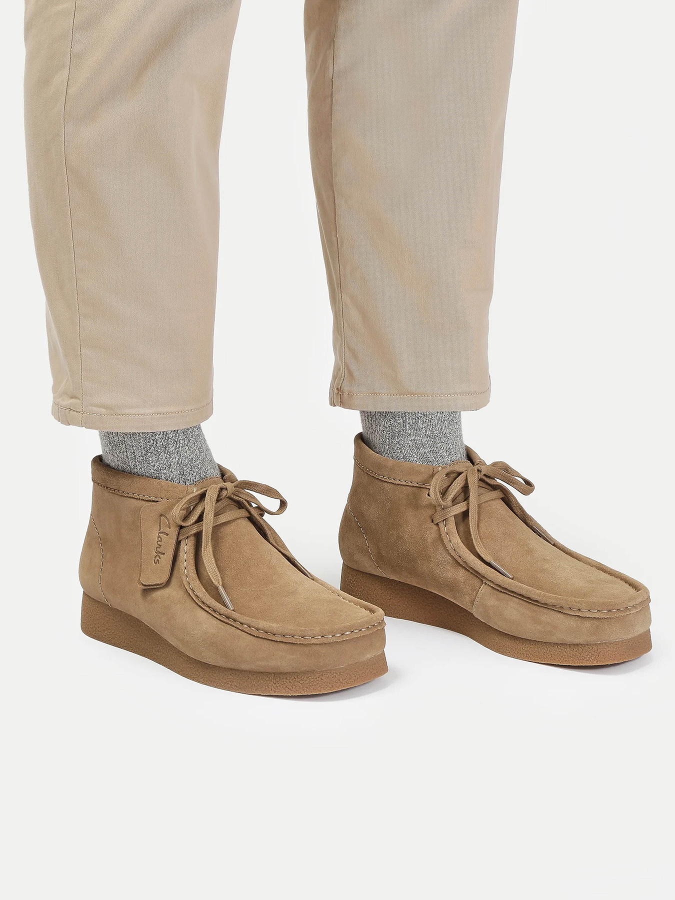 Ботинки Clarks Wallabee Evo модель 26172824 Фото