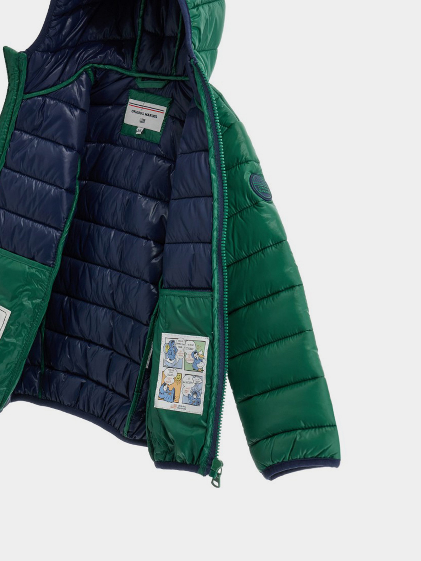 Демисезонная куртка Original Marines модель B688BADD_VERDE POLO Фото