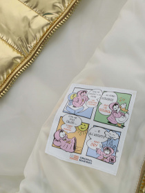 Демісезонна куртка Original Marines модель DCA3613F_LIGHT GOLD Фото