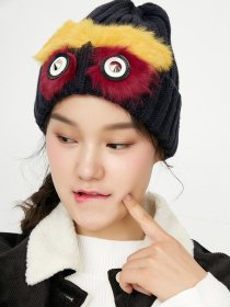 Шапка Only модель 117386506E39_т.синій комб. Фото