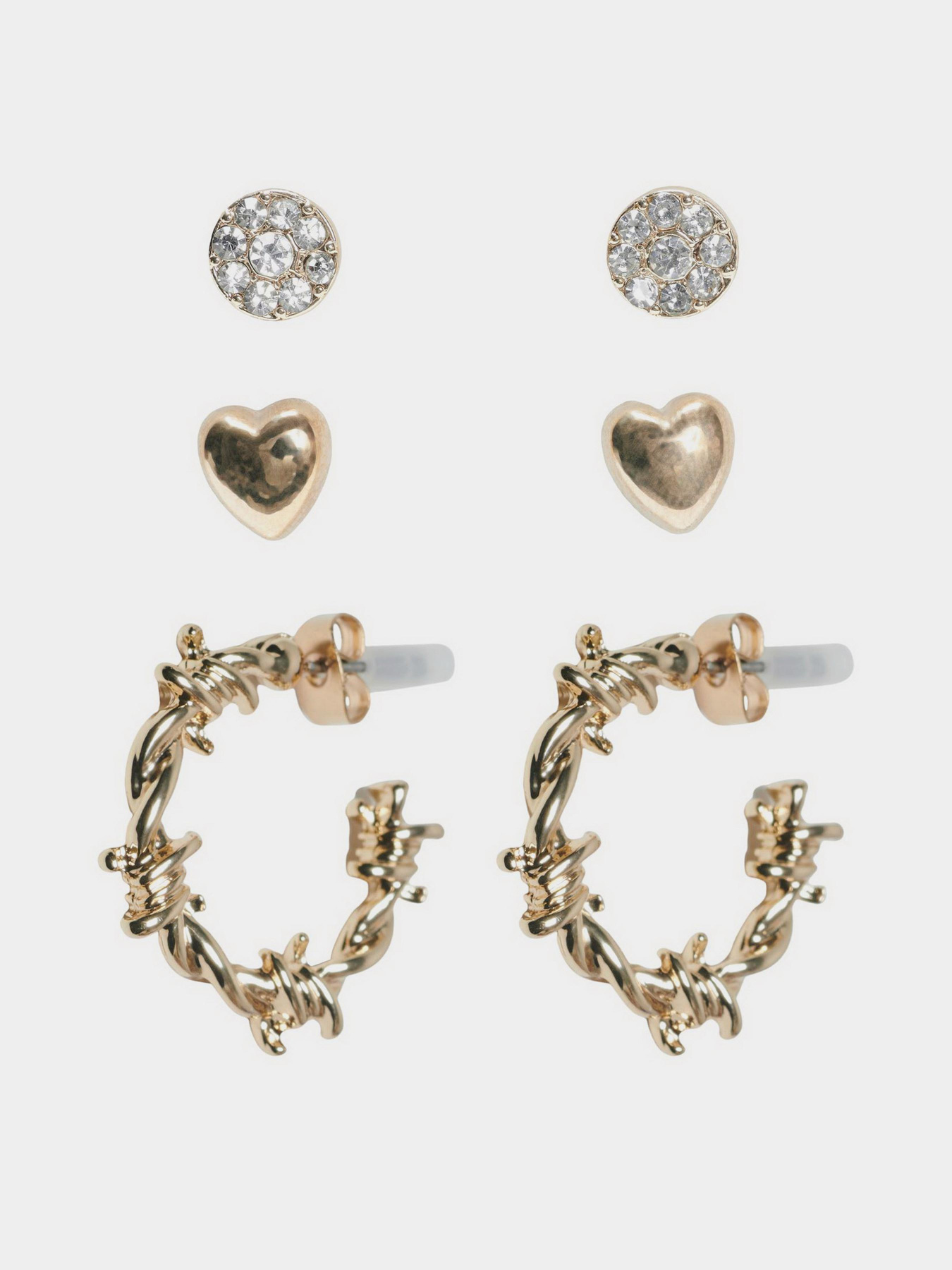 Пусети Only модель 15328096_Gold Colour Фото