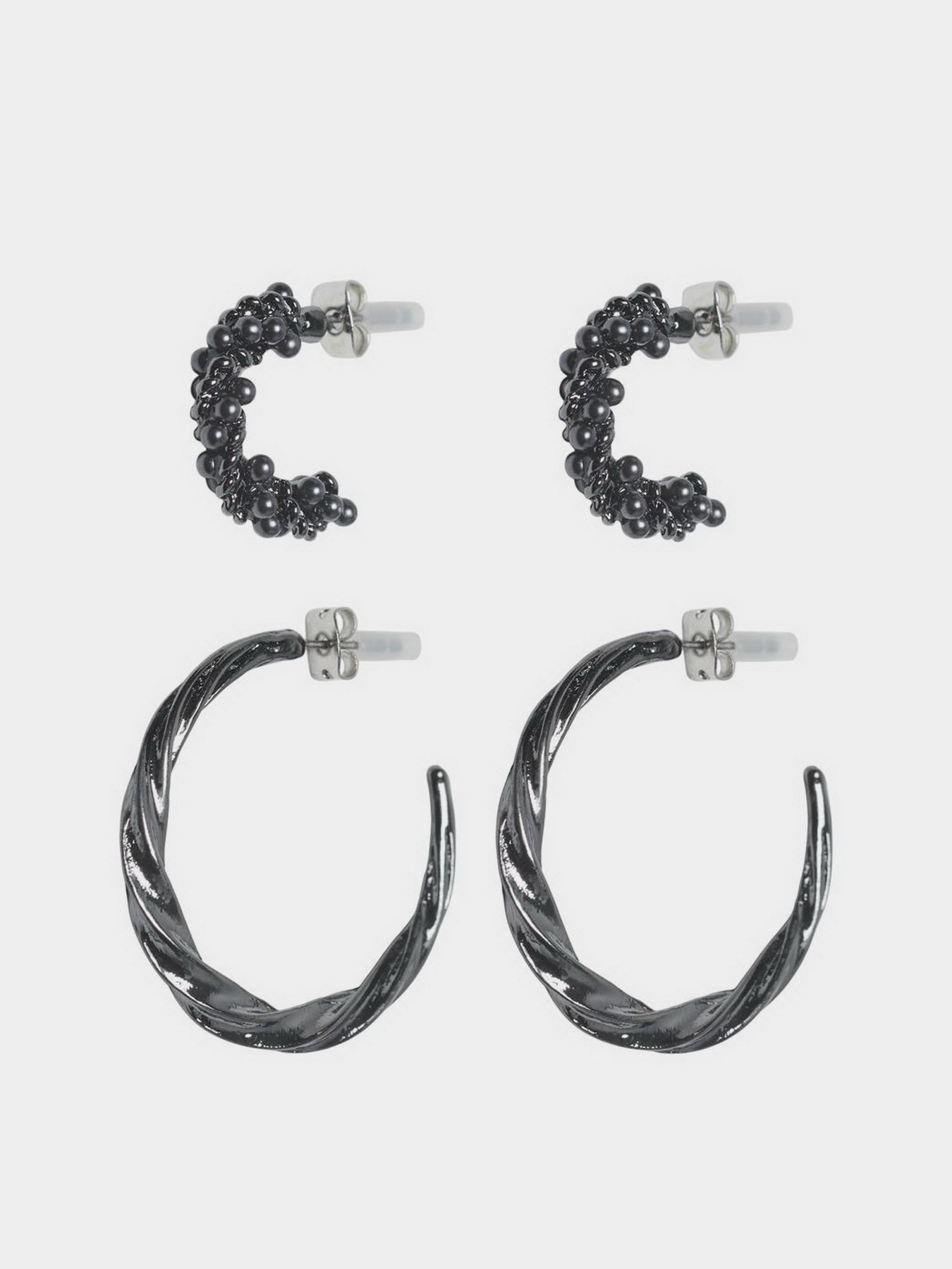 Пусети Only модель 15328090_Magnet GUN METAL Фото