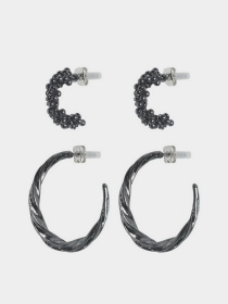 Пусети Only модель 15328090_Magnet GUN METAL Фото