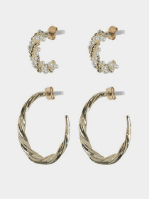 Пусети Only модель 15328090_Gold Colour Фото